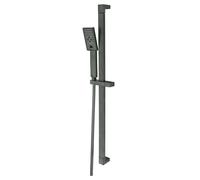 OMNIRES Jimjim - Set pommeau de douche, barre et flexible, graphite JIMJIM-SGR