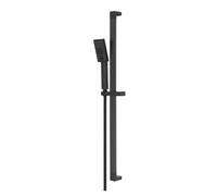 OMNIRES Jimjim - Set pommeau de douche, barre et flexible, noir mat JIMJIM-SBL
