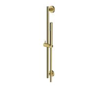 OMNIRES Microphone - Set de pommeau de douche, barre et flexible, laiton brossé MICROPHONE-SBSB