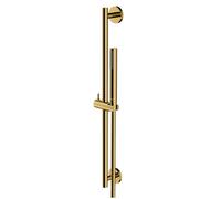 OMNIRES Microphone - Set pommeau de douche, barre et flexible, doré MICROPHONE-SGL