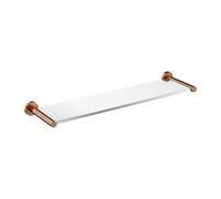 OMNIRES Modern Project - Étagère, longueur 55 mm, verre/cuivre brossé MP60930CPB