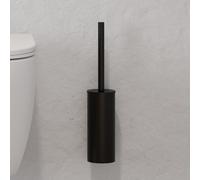 OMNIRES Modern Project - Brosse WC murale avec support, noir mat MP60621BL