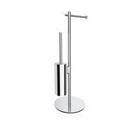 OMNIRES MODERN PROJECT Porte-brosse WC avec brosse, MP60810CR,