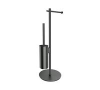 OMNIRES MODERN PROJECT Porte-brosse WC avec brosse, MP60810GR,