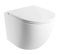 OMNIRES Ottawa Comfort - WC suspendu avec abattant SoftClose, Rimless, blanc mat OTTAWASPMWBM