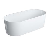 OMNIRES Ovo M+ - Baignoire îlot, 160x75 cm, blanc OVOWWBP