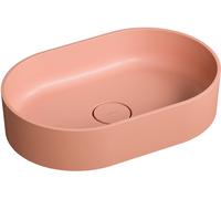 Omnires Ovo M+ lavabo 55x36 cm ovale à poser rose mat OVOUNCO