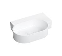 Omnires Ovo M+ lavabo 55x38 cm ovale à poser blanc brillant OVO555UWPBP