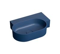 Omnires Ovo M+ lavabo 55x38 cm ovale à poser bleu mat OVO555UWPMB