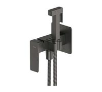 OMNIRES Parma - Mitigeur bidet encastré, avec douchette, avec corps d’encastrement, graphite brossé SYSPMBI2GR