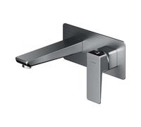OMNIRES Parma - Mitigeur de lavabo encastré, avec corps d’encastrement, nickel brossé PM7415IN