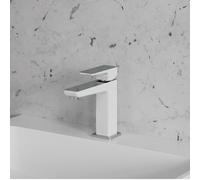 OMNIRES Parma - Mitigeur de lavabo, blanc/chrome PM7410CRB
