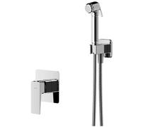 OMNIRES Parma - Mitigeur encastré pour bidet, avec douchette et corps d'encastrement, chrome SYSPMBI1CR