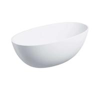 OMNIRES Shell - Baignoire îlot, 148x75 cm, blanc mat SHELL148WWBM