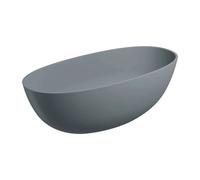 OMNIRES Shell - Baignoire îlot, 160x75 cm, gris mat SHELLWWAG