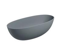 OMNIRES Shell - Baignoire îlot, 175x78 cm, gris mat SHELL175WWAG