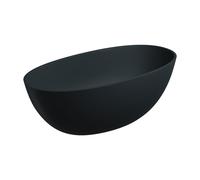 OMNIRES SHELL Baignoire ovale en îlot, SHELL148WWBLV,