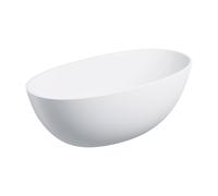 OMNIRES SHELL Baignoire ovale en îlot, SHELL148WWBM,