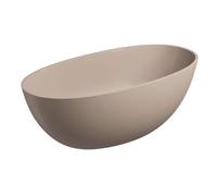 OMNIRES Shell M+ - Baignoire îlot, 148x75 cm, beige mat SHELL148WWDB