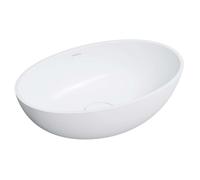 OMNIRES Shell M+ - Vasque 50x32 cm, sans trop-plein, sans trou pour robinetterie, blanc mat SHELL500UNBM