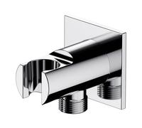 OMNIRES Universal Support de douchette avec raccord de flexible, 8873C-KCR,