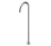 OMNIRES Y - Bec de baignoire à poser au sol, avec corps d'encastrement, chrome WWYCR
