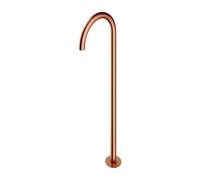 OMNIRES Y - Bec de baignoire à poser au sol, avec corps d'encastrement, cuivre brossé WWYCPB