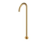 OMNIRES Y - Bec de baignoire à poser au sol, avec corps d'encastrement, doré brossé WWYGLB