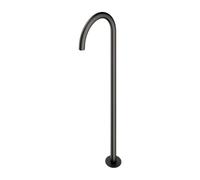 OMNIRES Y - Bec de baignoire à poser au sol, avec corps d'encastrement, graphite brossé WWYGR