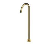 OMNIRES Y - Bec de baignoire à poser au sol, avec corps d'encastrement, laiton brossé WWYBSB