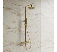 OMNIRES Y Colonne de douche avec mitigeur thermostatique, Y1244SUGLB,