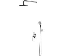 Omnires Y ensemble de douche encastré avec douche pluie chrome SYSY23/KCR