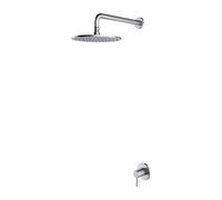 Omnires Y ensemble de douche encastré avec douche pluie || SYSY36NI