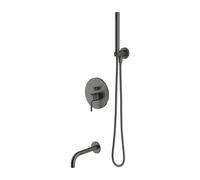 Omnires Y kit baignoire-douche encastré graphite SYSYW01GR