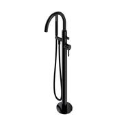 OMNIRES Y - Mitigeur de baignoire pour montage au sol, avec corps d´encastrement, noir Y1233-SBL