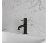 OMNIRES Y - Mitigeur de lavabo, noir/doré Y1210NBLGL