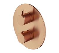 OMNIRES Y - Mitigeur thermostatique encastré, 2 sorties, cuivre brossé Y1236ROCPB