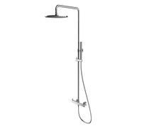 OMNIRES Y - Set de douche avec mitigeur, diamètre 25 cm, chrome Y1244MCR