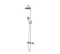 OMNIRES Y - Set de douche avec thermostat, diamètre 20 cm, 5 jets, chrome Y1244XOCR