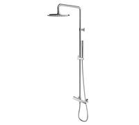 OMNIRES Y - Set de douche avec thermostat, diamètre 25 cm, chrome Y1244SUCR