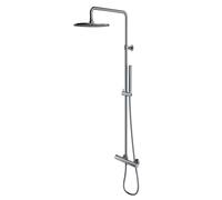 OMNIRES Y - Set de douche avec thermostat, diamètre 25 cm, nickel Y1244SUNI