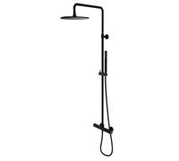 OMNIRES Y - Set de douche avec thermostat, diamètre 25 mm, noir Y1244SUBL