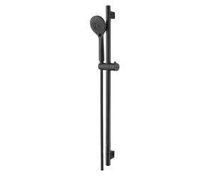 OMNIRES Yosemite - Set pommeau de douche, barre et flexible, noir mat YOSEMITE-SBL
