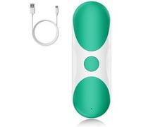 OMOZUN Ouvre-boîte électrique K01C,arrêt automatique,sans bords tranchants,recharge USB-C, une pression par boîte,vert et blanc vert,blanc
