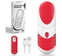 OMOZUN Ouvre-boîtes automatique rechargeable K01D,grande autonomie,sans bord tranchant pour plus de sécurité,compatible avec les boîtes de formes variées,rouge et blanc rouge,blanc