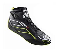 OMP Chaussures One-S Noir/Jaune Fluo Taille 39 FIA 8856-2018