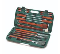 Ompagrill 01853 Ensemble d'ustensiles de cuisine pour barbecue dans un coffret