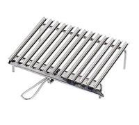 OMPAGRILL 20640 Grille acier inoxydable, aluminium, 40 x 35 cm