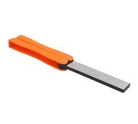 Omquot Affûteur de Couteaux en Diamant Pliable et Portable, Pierre à Aiguiser Efficace pour le Camping Orange