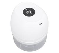 Omquot Conception Transparente Multifonctionnelle de Hachoir à Ail sans Fil de 250 Ml pour un Découpage Rapide (Blanc)